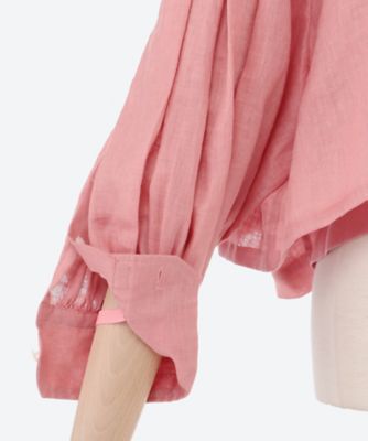 LINEN BALLOON SLEEVE BLOUSE 26SS 
