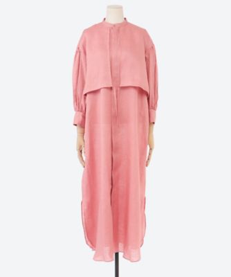 LINEN BALLOON SLEEVE DRESS 26SS