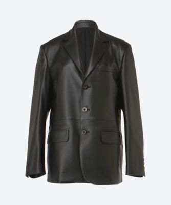 YOKO CHAN ノーカラージャケット 黒 YOKO CHAN ノーカラージャケット ブラック 36