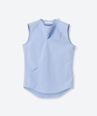 【希少】完売　伊勢丹サローネ別注シャツ　SATORU SASAKI  2サイズ SATORU SASAKI/サトルササキ】NO-COLLER RAGLAN-SLEEVE SHIRT SILK