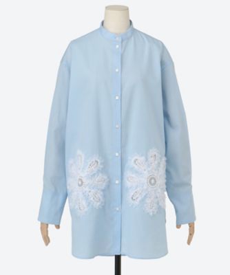 ＜TELMA (Women)＞シャツ　６Ｓ／ＴＬＭ６１ＦＪ０１４ＴＲＩ