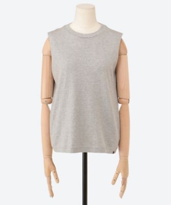 エクストリームカシミア ニットTシャツ カットソー 半袖 グレー エクストリームカシミア ニットTシャツ カットソー 半袖 グレーの通販