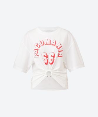 ＜Rabanne (Women)＞Ｔシャツ　ｐａｃｏ　２６ＳＳ／２６ＰＪＴＥ０３０ＣＯ０５５５