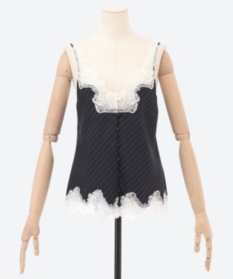＜KANAKO SAKAI (Women)＞キャミソール　ＬＡＣＥ　ＴＲＩＭＭＥＤ　ＣＡＭＩＳＯＬＥ　６Ｓ／ＫＳ２６０１０３４