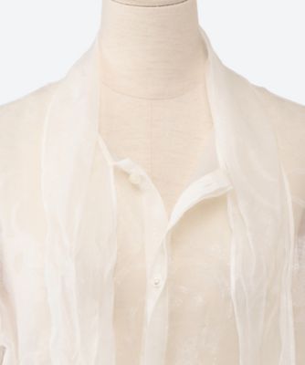 シャツ SHEER JACQUARD SHIRT 6S