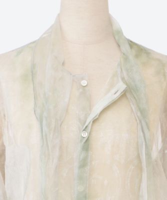 シャツ SHIBORI SHEER JACQUARD SHIRT 6S