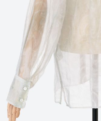 シャツ SHIBORI SHEER JACQUARD SHIRT 6S 