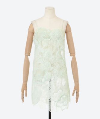 ＜KANAKO SAKAI (Women)＞ワンピース　ＬＡＣＥ　ＰＡＴＣＨＷＯＲＫ　ＭＩＮＩ　ＤＲＥＥ　６Ｓ／ＫＳ２６０１０５１