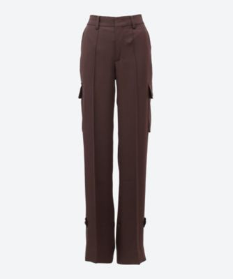 ＜KANAKO SAKAI (Women)＞パンツ　ＳＡＴＩＮ　ＣＡＲＧＯ　ＴＲＯＵＳＥＲＳ　６Ｓ／ＫＳ２６０１０６１