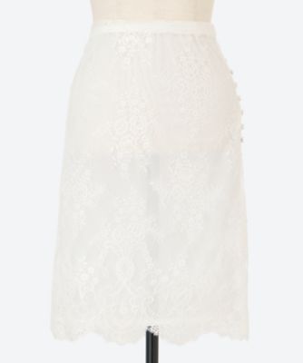 ＜KANAKO SAKAI (Women)＞スカート　ＬＡＣＥ　ＳＫＩＲＴ　６Ｓ／ＫＳ２６０１０７１