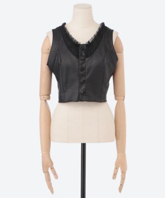 ベスト Fronce Tulle Waistcoat 6S／VW