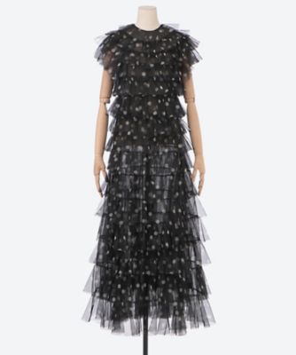 ＜VIVIANO (Women)＞ドレス　Ａ　Ｐｏｉｓ　Ｔｕｌｌｅ　Ｄｒｅｓｓ　６Ｓ／ＶＷ―ＳＳ２６―Ｄ０２