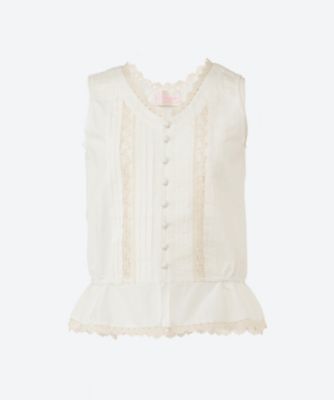 ＜VIVIANO (Women)＞ノースリーブトップス　６Ｓ／ＶＷ―ＳＳ２６―Ｔ０２