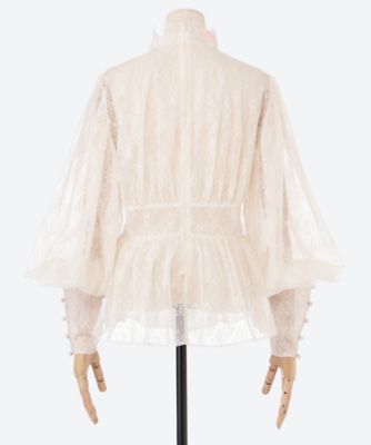 ブラウス Gossamer Lace Chemisette 6S／VW