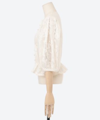 レーストップス 6S／VW―SS26―T14 | VIVIANO (Women