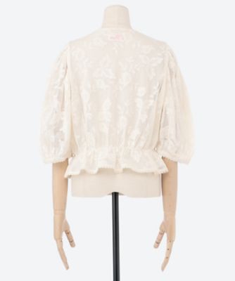 レーストップス 6S／VW―SS26―T14 | VIVIANO (Women