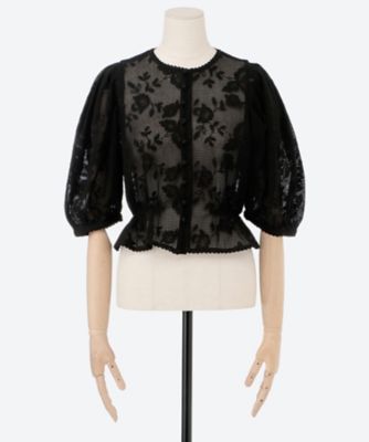 レーストップス 6S／VW―SS26―T14 | VIVIANO (Women