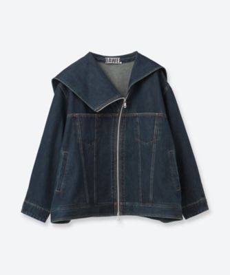 【25FW】Theory　Mod Silk Twill　シンチジャケット　濃紺 ジャケット 26SV03 | DAWEI (Women)/ダウェイ | 三越伊勢丹
