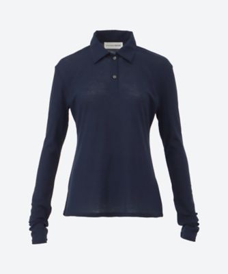 ＜Tu es mon Tresor (Women)＞Ｌｏｎｇ―Ｓｌｅｅｖｅ　Ｐｏｌｏ　Ｓｈｉｒｔ　ＴＳ００５―ＮＹ