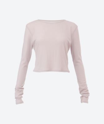 ＜Tu es mon Tresor (Women)＞Ｃｒｅｗ　Ｎｅｃｋ　Ｃｒｏｐｐｅｄ　Ｔｏｐ　ＴＳ００１―Ｓ―ＧＧ