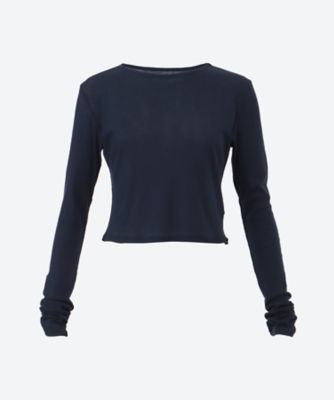 ＜Tu es mon Tresor (Women)＞Ｃｒｅｗ　Ｎｅｃｋ　Ｃｒｏｐｐｅｄ　Ｔｏｐ　ＴＳ００１―Ｓ―ＮＹ