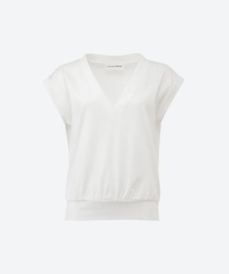 ＜Tu es mon Tresor (Women)＞Ｖ―Ｎｅｃｋ　Ｖｅｓｔ　ＴＳ００７―ＷＨ
