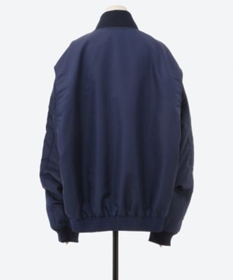 HYKE ネイビーミリタリージャケット 三越伊勢丹色別注 NYLON WEP JACKET 26SS