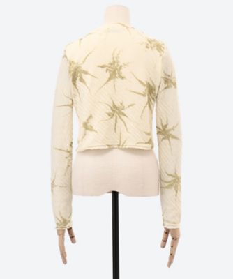 カーディガン suminagashi organic cotton