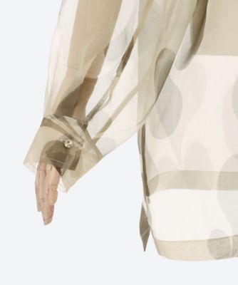 ブラウス suminagashi silk shirts EK12―6 