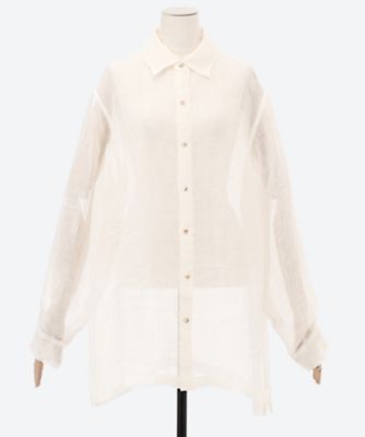 ＜ERiKOKATORi (Women)＞ブラウス　ｌｉｎｅｎ　ｇａｗｚｅ　ｓｈｉｒｔｓ　ＥＫ１２―７―１