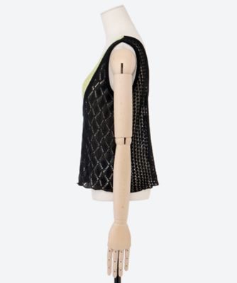 タンクトップ 6S／SS26―9052／BK | sawa takai (Women