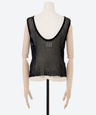 タンクトップ 6S／SS26―9052／BK | sawa takai (Women