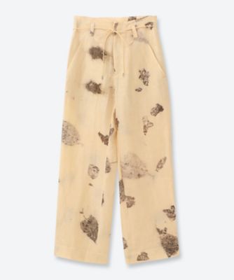 ＜seya. (Women)＞パンツ　６Ｓ／ＮＫ０３２６０Ｆ１４５　ＨＡＮＤ　ＬＥＡＦ