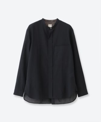 ＜seya. (Women)＞ブラウス　ＲＩＶＥＲＭＡＮ　ＯＶＥＲＳＨＩＲＴ　ＮＫ０１２８３Ｓ２１　ＳＴＲＩＰＥＤ　ＬＡＯ