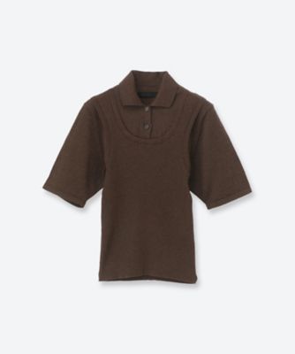 ＜ALAINPAUL (Women)＞ＫＮＩＴ　ＬＡＹＥＲＥＤ　ＰＯＬＯ　ＴＯＰ　２６ＳＳ／Ｓ５ＷＫＷＴＯ０１