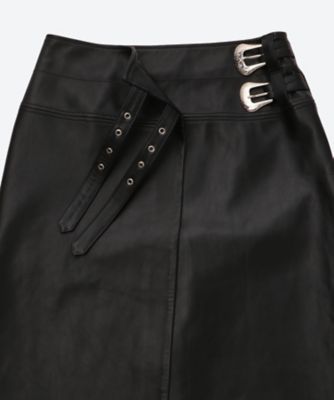 スカート EGERIA LEATHER SKIRT NS26