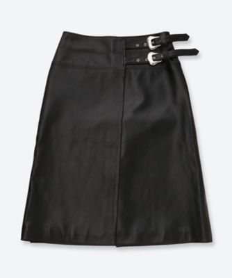 ＜NAMACHEKO (Women)＞スカート　ＥＧＥＲＩＡ　ＬＥＡＴＨＥＲ　ＳＫＩＲＴ　ＮＳ２６―８０６ＷＬ―Ｎ６２０７―９９９９