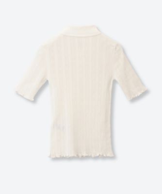 【新品未使用】H BEAUTY&YOUTH ツイストコットン ポロカラーニット 1200026S0890_m1_a019.jpg