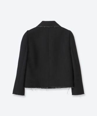SHUSHUTONG（シュシュ/トン）のフリル付き襟　ジップジャケット　ネイビー Shushu/Tong Grey Sailor Collar Jacket Shushu/Tong