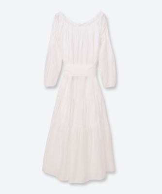 Merlette マーレット 白 ロングシャツワンピース コットン ゆったり美
