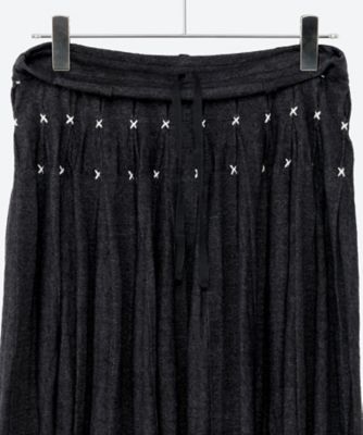 ヤンヤンYanYan ニットロングスカート S YANYAN(ヤンヤン)のBORLOR MIDI SKIRT W／ WOVEN LINER通販