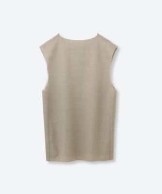 SONIACARRASCOソニアカラスコ SLEEVELESS TAILORED SLEEVELESS TAILORED TOP SONIA26SS