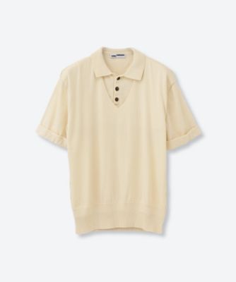 ＜sonia carrasco (Women)＞ＤＯＵＢＬＥ　ＣＯＬＬＡＲ　ＫＮＩＴ　ＰＯＬ　ＳＯＮＩＡ２６ＳＳ／ＫＮＳＳ２６１０３０５