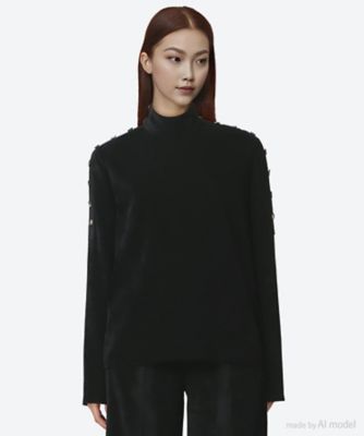 14Gメリノウール天竺タートルネックプルオーバー | SLOANE (Women