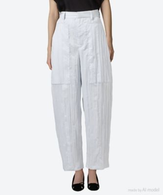 Sivi wrinkle barrel pants BL 6F