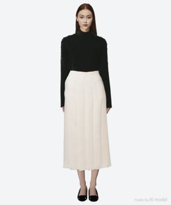 Ramona panel skirt WH 6F／AP2630―WH