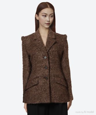 Noelia jacket BR 6F／AW2601―BR | AKIRANAKA