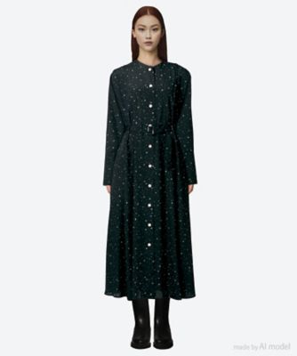 Yasetsu dress BK 6F／AW2602―BK | AKIRANAKA