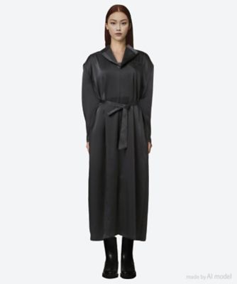 Karina stand collar dress BK 6F
