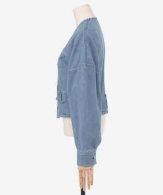 Leona denim jacket BL 6F／AW2624―BL